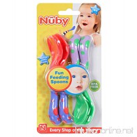 Nuby Fun Feeding Spoons & Forks 2-Pack - red/green  one size - B00IUS0XLA
